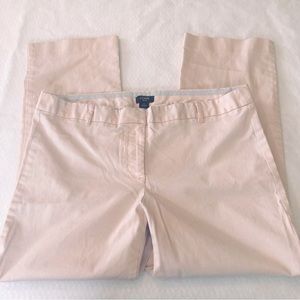 J CREW City Fit Stretch Chino’s Straight Leg. Excellent Condition. Size 8